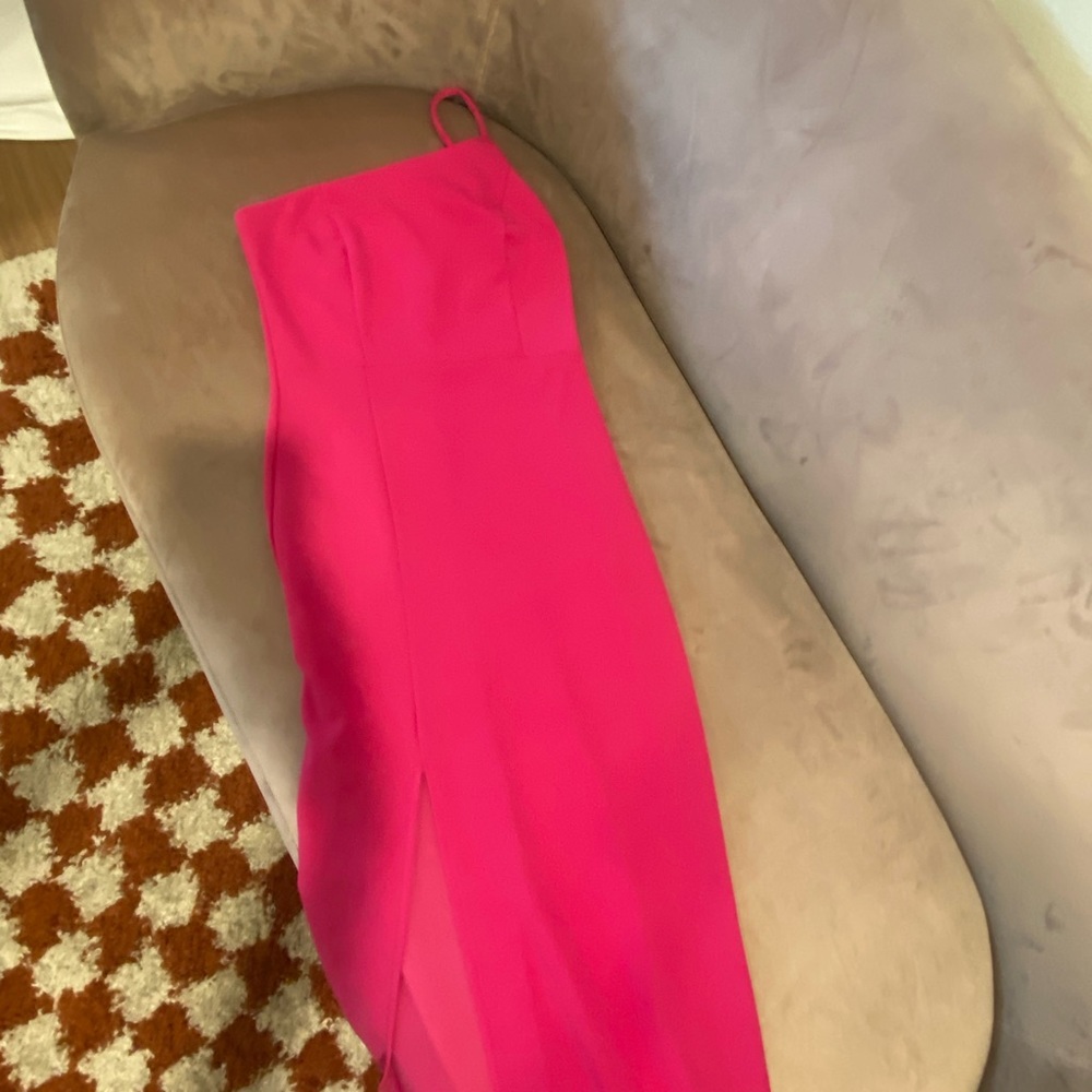 Keeper of My Heart Magenta One-Shoulder Maxi Dress - Picture 6 of 6